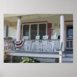 Front Porch in Ocean Grove NJ posters