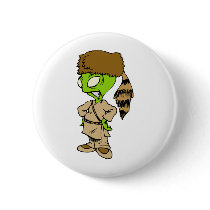 Frontier Alien Pinback Button