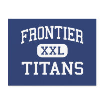 Frontier - Titans - High - Bakersfield California postcards by customteamsportswear Frontier - Titans - High - Bakersfield California postcards