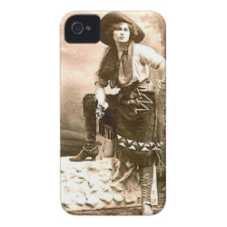 Frontier Woman of the American West iPhone 4 Covers