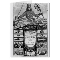 Frontispiece by Thomas Hobbes  of Malmesbury Greeting Cards