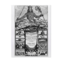 Frontispiece by Thomas Hobbes  of Malmesbury Postcard
