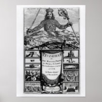 Frontispiece by Thomas Hobbes  of Malmesbury Posters