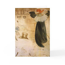 Frontispiece by Toulouse-Lautrec Card
