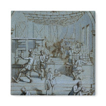 Frontispiece for the Royal Printing Works Refrigerator Magnet