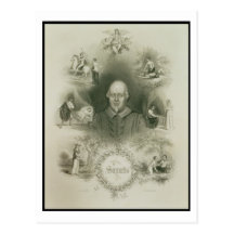 Frontispiece for the 'Sonnets', from 'The Complete Post Card