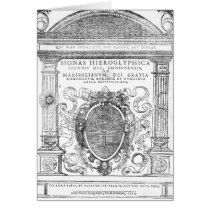 Frontispiece from 'Monas Hieroglyphica' Cards