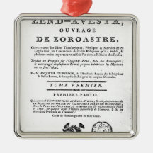 Frontispiece of an edition of the 'Zend Christmas Ornaments