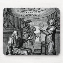 Frontispiece of 'Dialogus De Systemate Mundi' Mousepads