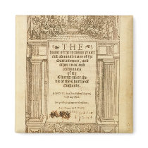 Frontispiece of 'The Book of Common Prayer' Fridge Magnets