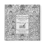 Frontispiece of 'The Chronicles of England' Fridge Magnet