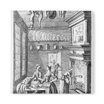 Frontispiece of 'The Compleat Housewife' Fridge Magnet