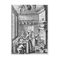 Frontispiece of 'The Compleat Housewife' Post Cards