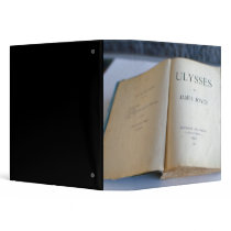 Frontispiece of 'Ulysses' by James Joyce Vinyl Binder