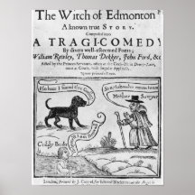 Frontispiece  "The Witch of Edmonton Posters