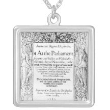 Frontispiece to an account of parliament jewelry