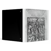 Frontispiece to an Italian cook book Vinyl Binder