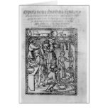 Frontispiece to an Italian cook book Card
