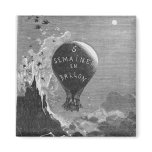 Frontispiece to 'Five Weeks in a Balloon' Magnets