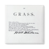 Frontispiece to 'Leaves of Grass' Magnet