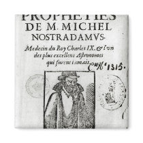 Frontispiece to 'Les Propheties de M. Michel Refrigerator Magnet