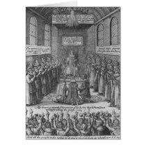 Frontispiece to 'Vox Regis' by Thomas Scott Greeting Card
