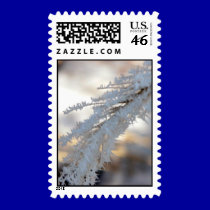 Frost Feathers postage by erin_kathleen Frost Feathers postage