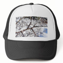 Frost On Tree Twig hats