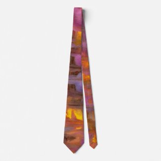 Frost Over Fire Abstract 2 Tie