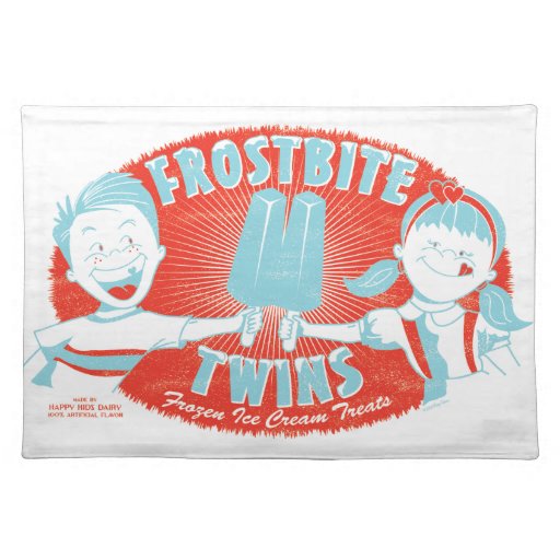 Frostbite Twins Retro Placemat