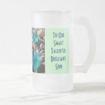 Frosted Beer Mugs Congratulations Smart Son