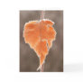 Frosted Birch Leaf at Bog Greeting Card
