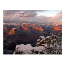 Frosted Canyon Postcard