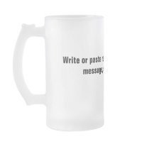 Frosted Glass Mug (16oz)