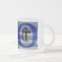 Frosted Glass Mug H2O Papyrus