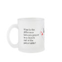 Frosted Glass POKER MUG