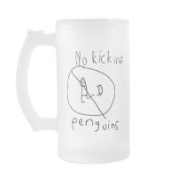 Frosted Mug by nokickingpenguins Frosted Mug