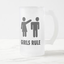 Frosted Mug-Girls Rule