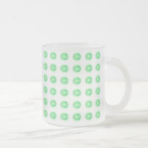 Frosted Mug Green Leds