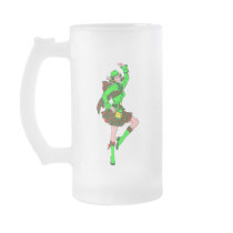 Frosted Mug-St Patricks Dancer Beer, Soda by forbes1954 Frosted Mug-St Patricks Dancer Beer, Soda