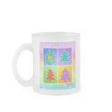 Frosted Mugs - Pop Art Christmas Trees