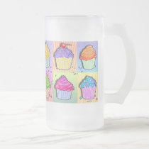 Frosted, Mugs - Pop Art Cupcakes mugs