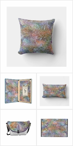 Frosted Rainbow Abstract Art