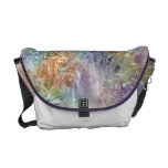 Frosted Rainbow Abstract Messenger Bag
