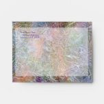 Frosted Rainbow Envelopes