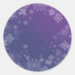 Frosted Round Stickers