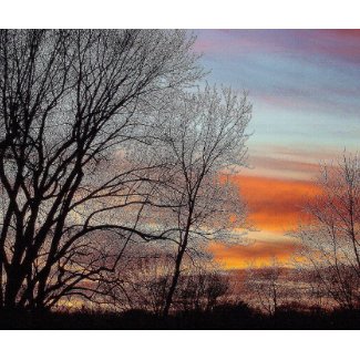 FROSTED SUNSET mousepad
