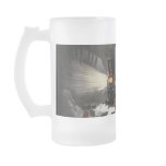 Frosted Vintage Train Stein Mug