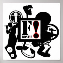 Frostie logo canvas print