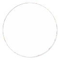 Frosting & Decorations Bordered Round Sticker by mrssocolov2 Frosting & Decorations Bordered Round Sticker